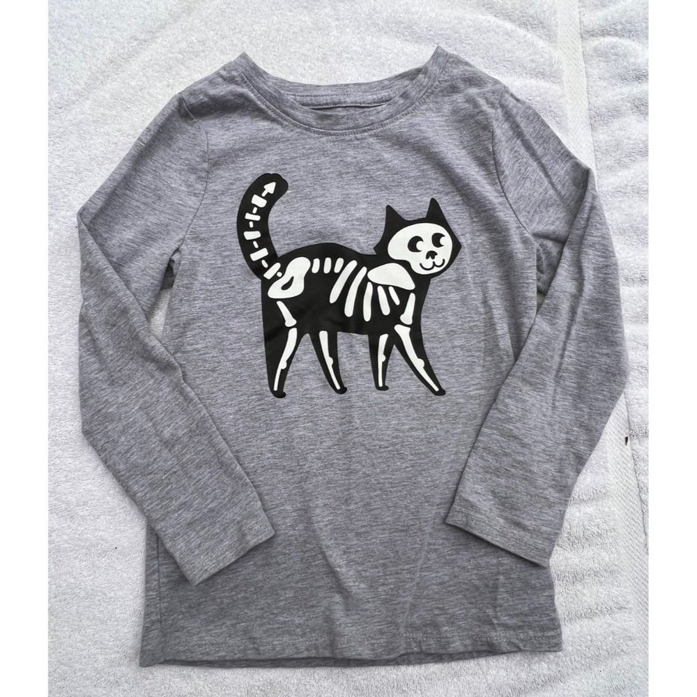 Cat & Jack 4/5 skeleton cat